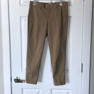 Gap Slim Crop Pants- Khaki- Size 4
